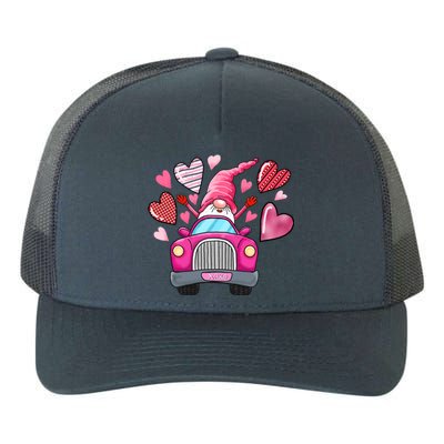 Heart Gnome Xoxo Valentines Day Cute Yupoong Adult 5-Panel Trucker Hat