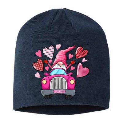 Heart Gnome Xoxo Valentines Day Cute Sustainable Beanie