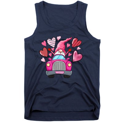 Heart Gnome Xoxo Valentines Day Cute Tank Top