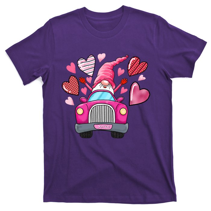 Heart Gnome Xoxo Valentines Day Cute T-Shirt