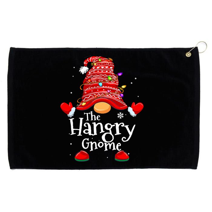 Hangry Gnome Xmas Family Matching Funny Christmas Gnomes Grommeted Golf Towel