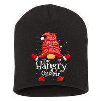 Hangry Gnome Xmas Family Matching Funny Christmas Gnomes Short Acrylic Beanie