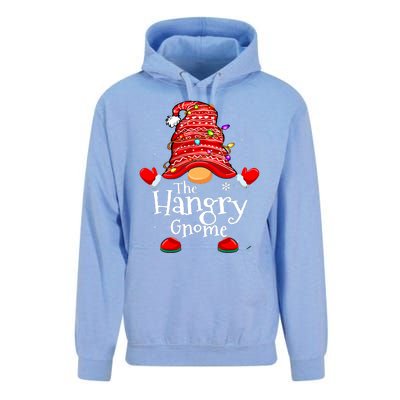 Hangry Gnome Xmas Family Matching Funny Christmas Gnomes Unisex Surf Hoodie