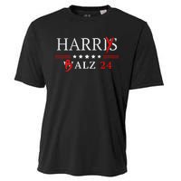 Harrybalz Harriswalz 2024 Election Patriotic Democrats Back Cooling Performance Crew T-Shirt