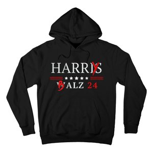 Harrybalz Harriswalz 2024 Election Patriotic Democrats Back Hoodie