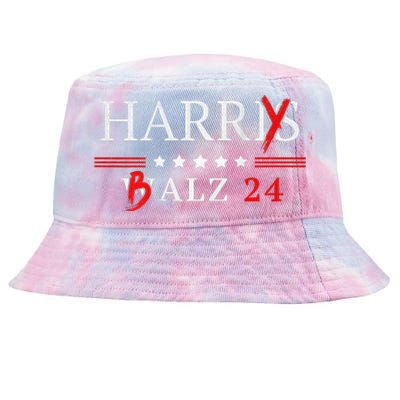 Harrybalz Harriswalz 2024 Election Patriotic Democrats Back Tie-Dyed Bucket Hat