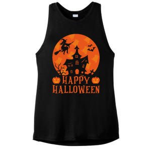 Happy Halloween 2024 Halloween Coming Tis Season Spooky Ladies PosiCharge Tri-Blend Wicking Tank