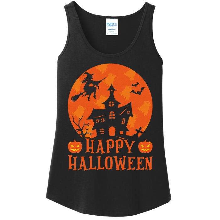 Happy Halloween 2024 Halloween Coming Tis Season Spooky Ladies Essential Tank