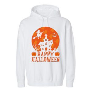 Happy Halloween 2024 Halloween Coming Tis Season Spooky Garment-Dyed Fleece Hoodie