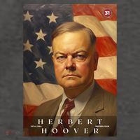 Herbert Hoover 31st President Of The United States Portrait Vector Backpack