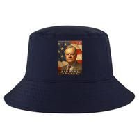 Herbert Hoover 31st President Of The United States Portrait Cool Comfort Performance Bucket Hat