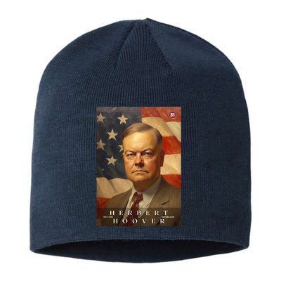 Herbert Hoover 31st President Of The United States Portrait Sustainable Beanie