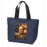 Herbert Hoover 31st President Of The United States Portrait Zip Tote Bag