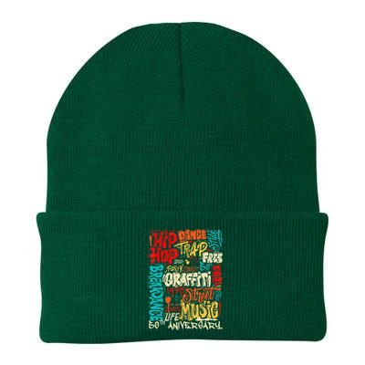 Hip Hop 50 Years Of Old School Graffiti Old School Knit Cap Winter Beanie