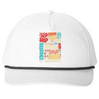 Hip Hop 50 Years Of Old School Graffiti Old School Snapback Five-Panel Rope Hat