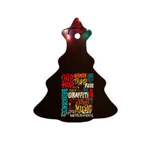 Hip Hop 50 Years Of Old School Graffiti Old School Ceramic Tree Ornament