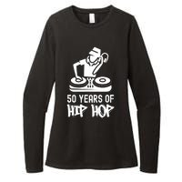 Hip Hop 50th Anniversary 50 Years DJ Turntable Womens CVC Long Sleeve Shirt