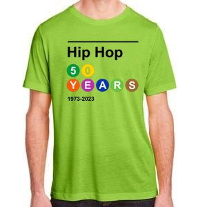 Hip Hop 50 Years 1973 2023 Adult ChromaSoft Performance T-Shirt