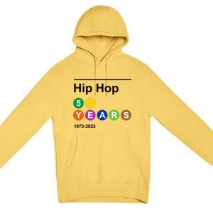 Hip Hop 50 Years 1973 2023 Premium Pullover Hoodie