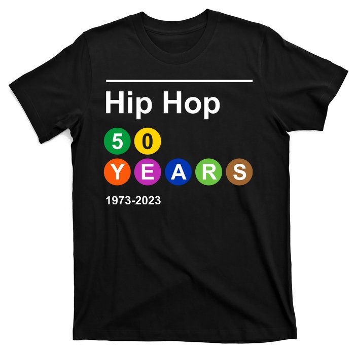 Hip Hop 50 Years 1973 2023 T-Shirt