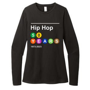 Hip Hop 50 Years 1973 2023 Womens CVC Long Sleeve Shirt