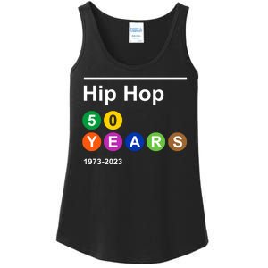 Hip Hop 50 Years 1973 2023 Ladies Essential Tank