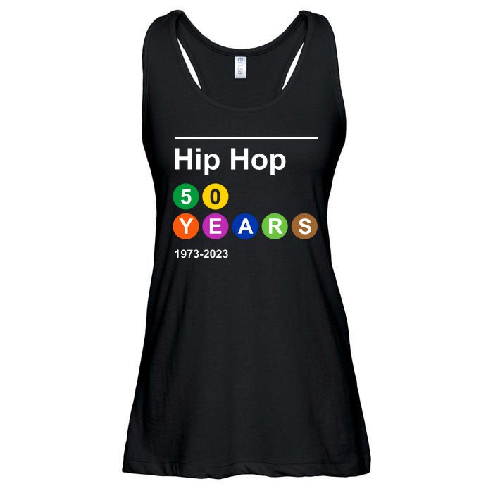 Hip Hop 50 Years 1973 2023 Ladies Essential Flowy Tank