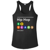 Hip Hop 50 Years 1973 2023 Ladies PosiCharge Competitor Racerback Tank