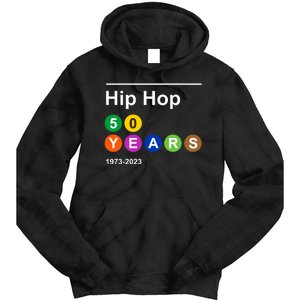 Hip Hop 50 Years 1973 2023 Tie Dye Hoodie