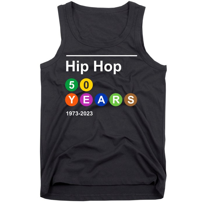 Hip Hop 50 Years 1973 2023 Tank Top