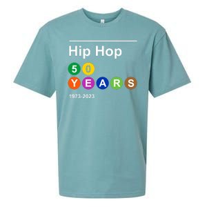 Hip Hop 50 Years 1973 2023 Sueded Cloud Jersey T-Shirt