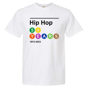 Hip Hop 50 Years 1973 2023 Garment-Dyed Heavyweight T-Shirt