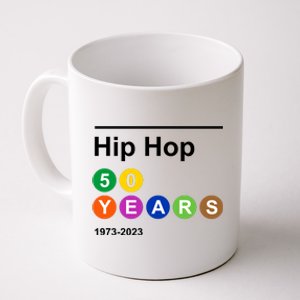 Hip Hop 50 Years 1973 2023 Coffee Mug