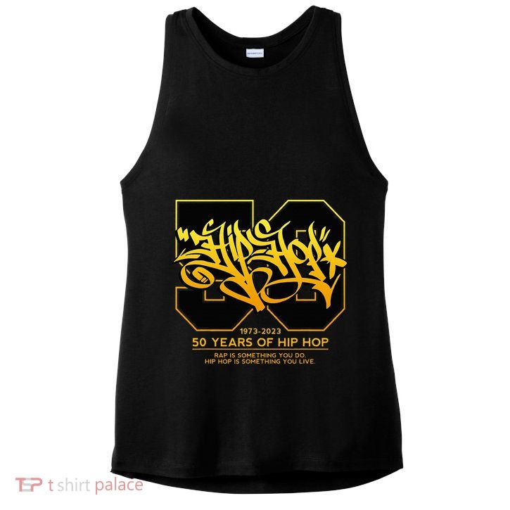 Hip Hop 50 Years Anniversary Graffiti 50 Years Hip Hop Ladies PosiCharge Tri-Blend Wicking Tank