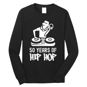 Hip Hop 50th Anniversary | 50 Years | DJ Turntable Long Sleeve Shirt