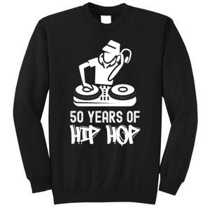 Hip Hop 50th Anniversary | 50 Years | DJ Turntable Sweatshirt