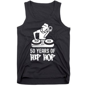 Hip Hop 50th Anniversary | 50 Years | DJ Turntable Tank Top