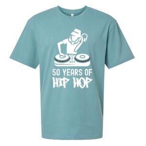 Hip Hop 50th Anniversary | 50 Years | DJ Turntable Sueded Cloud Jersey T-Shirt