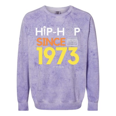 HIP HOP 50TH ANNIVERSARY 1973 BRONX NEW YORK GRAFFITI BBOY Colorblast Crewneck Sweatshirt