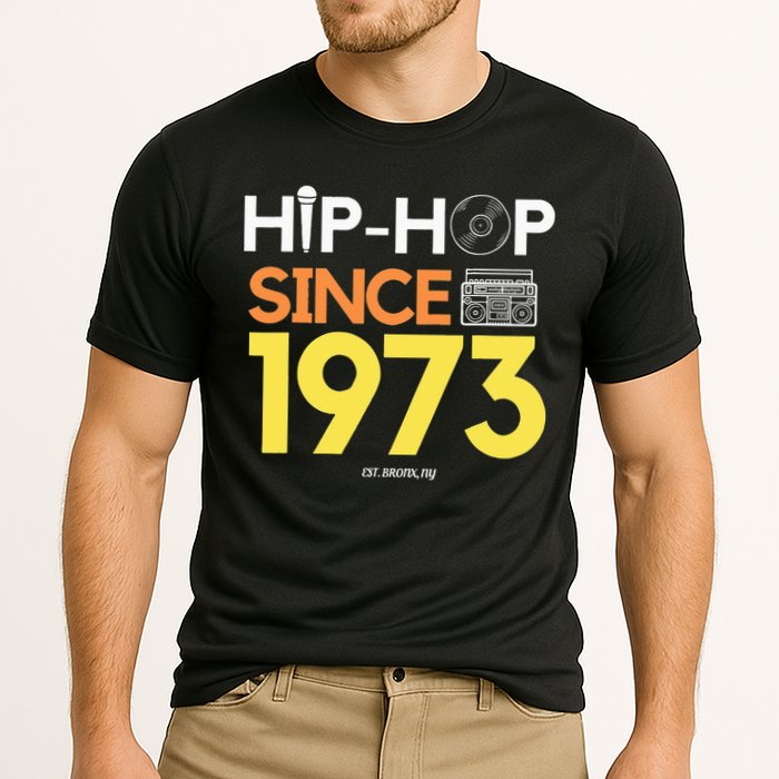 HIP HOP 50TH ANNIVERSARY 1973 BRONX NEW YORK GRAFFITI BBOY Cooling Performance Crew T-Shirt