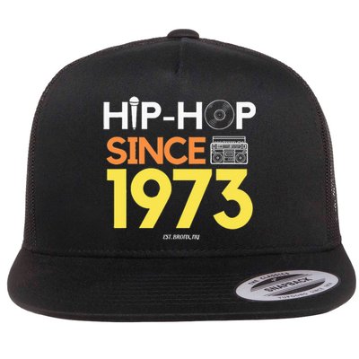 HIP HOP 50TH ANNIVERSARY 1973 BRONX NEW YORK GRAFFITI BBOY Flat Bill Trucker Hat