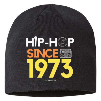 HIP HOP 50TH ANNIVERSARY 1973 BRONX NEW YORK GRAFFITI BBOY Sustainable Beanie