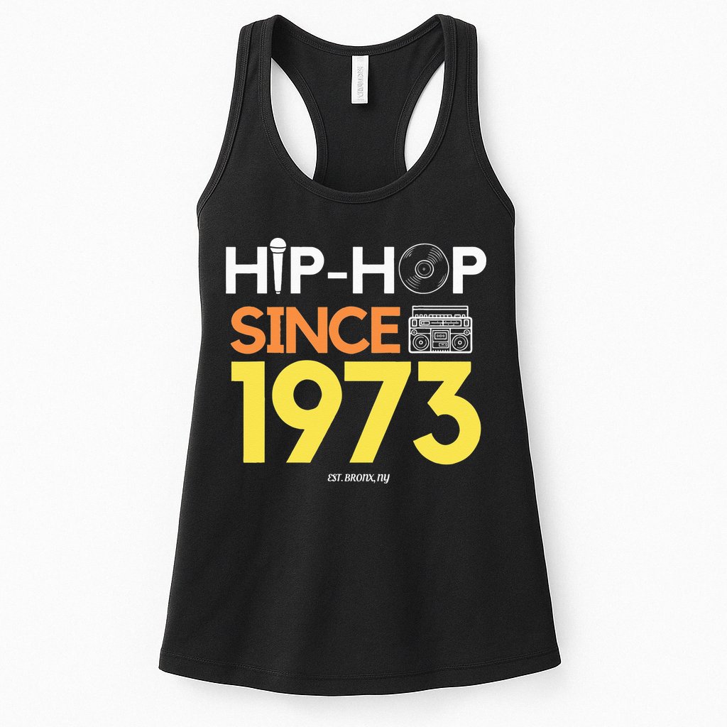 HIP HOP 50TH ANNIVERSARY 1973 BRONX NEW YORK GRAFFITI BBOY Womens Tank Top