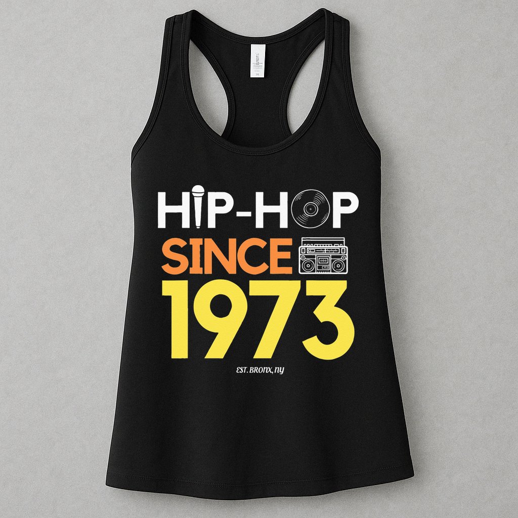 HIP HOP 50TH ANNIVERSARY 1973 BRONX NEW YORK GRAFFITI BBOY Womens Tank Top