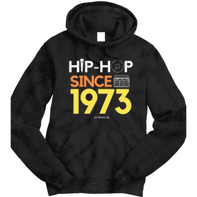 HIP HOP 50TH ANNIVERSARY 1973 BRONX NEW YORK GRAFFITI BBOY Tie Dye Hoodie