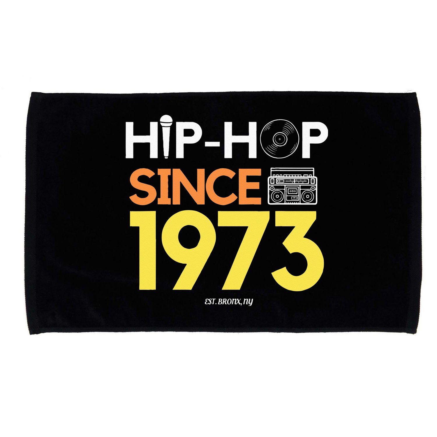 HIP HOP 50TH ANNIVERSARY 1973 BRONX NEW YORK GRAFFITI BBOY Microfiber Hand Towel