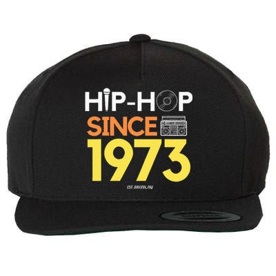 HIP HOP 50TH ANNIVERSARY 1973 BRONX NEW YORK GRAFFITI BBOY Wool Snapback Cap