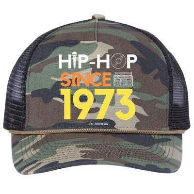 HIP HOP 50TH ANNIVERSARY 1973 BRONX NEW YORK GRAFFITI BBOY Retro Rope Trucker Hat Cap