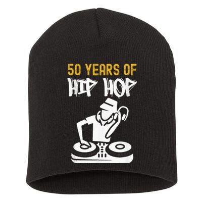 Hip Hop 50th Anniversary 50 Years Of Hip Hop Short Acrylic Beanie