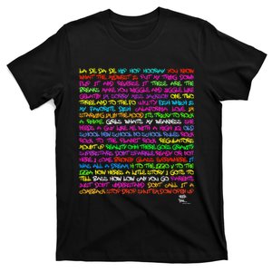 HIP HOP 50 YEARS ANNIVERSARY Rap Old School Lyrics Merch T-Shirt